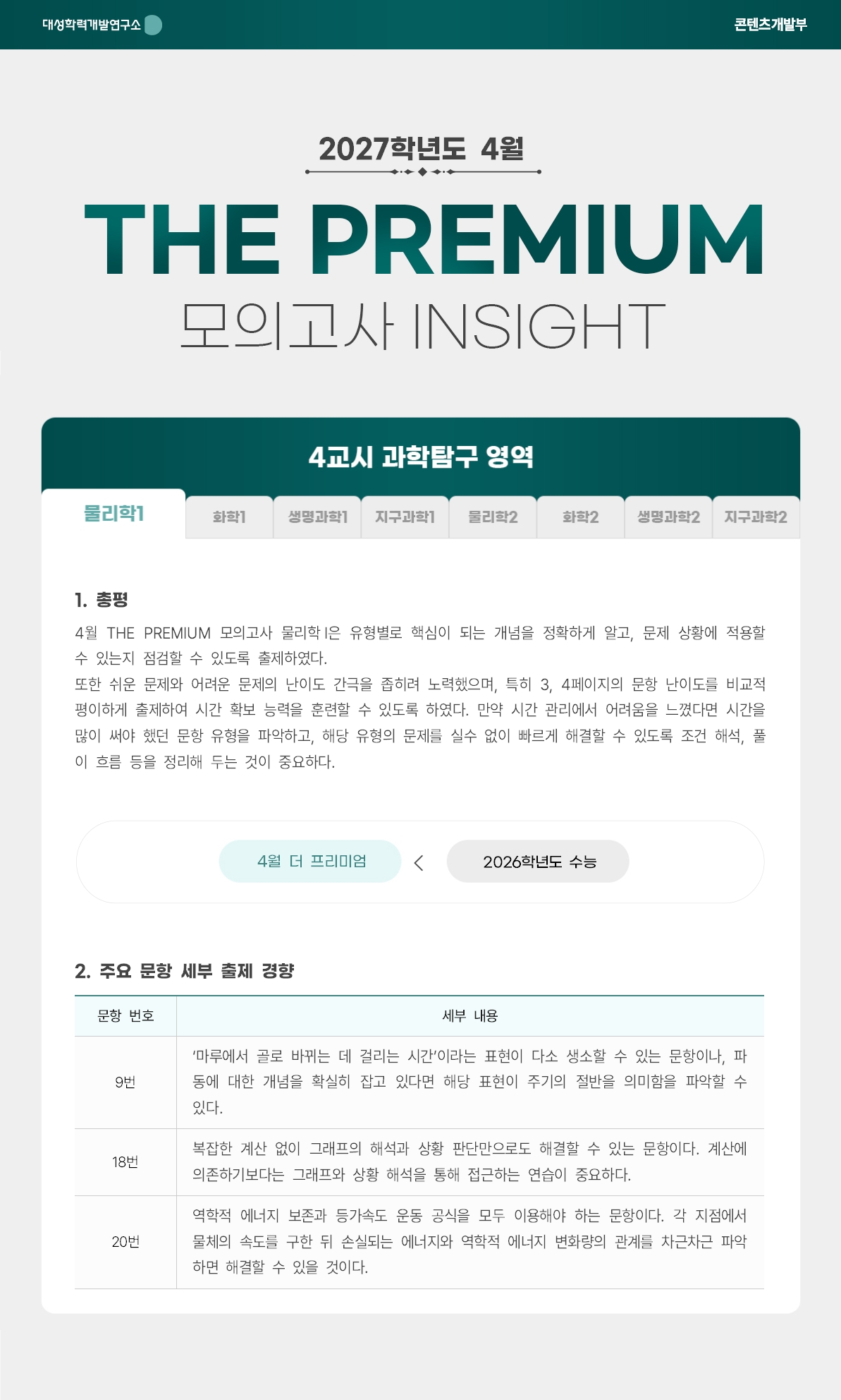 2027학년도 4월 THE PREMIUM 모의고사 INSIGHT 과탐_물리학1.jpg